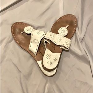 White Jack Roger sandals
